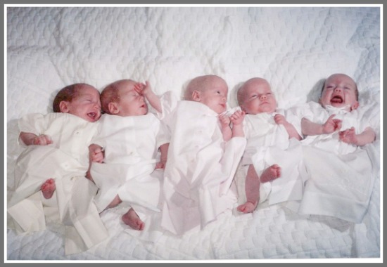 Five years of waiting . .  . five beautiful blessings. 