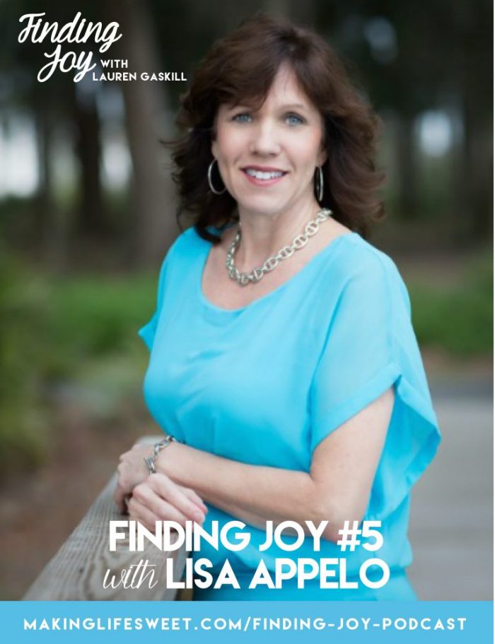 Finding Joy Podcast Lisa Appelo