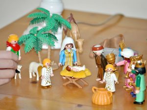 Unwrap the real story of Christmas with this 15-day Christmas devotional and your own nativity set.