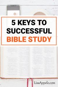 5 Keys to Bible study success