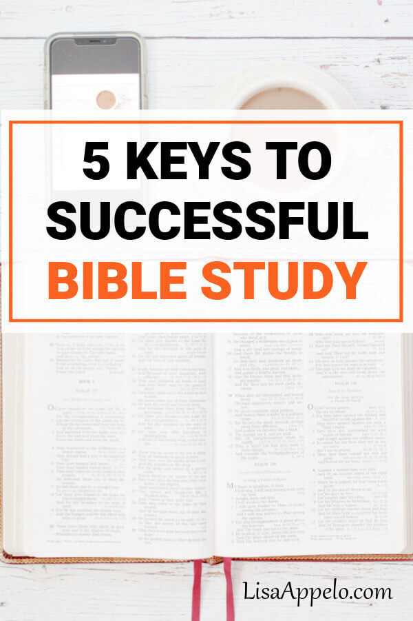 5 Keys to Bible Study Success (& resources for 100 Days with Christ)
