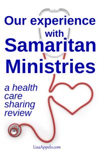 Our experience with Samaritan Ministries