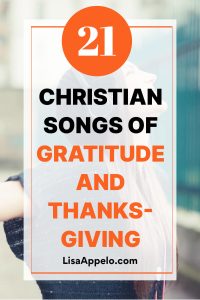 pinterest pin for songs of gratitude and thanksgiving