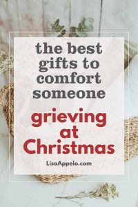 best grief gifts for someone grieving at Christmas